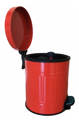 Tacho Basura 12 Litros Diseño Retro - Papelera Cesto Pedal