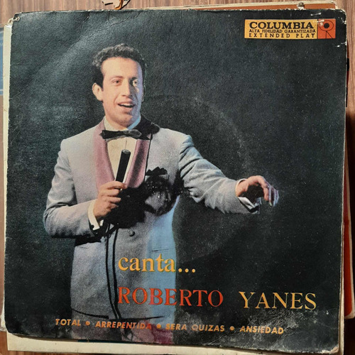 Simple Sobre Roberto Yanes Canta Columbia C25