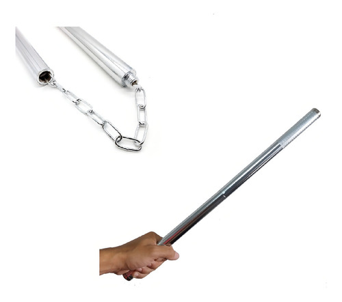 Palo de combate Nunchaku Chaco Ninja y militar de metal