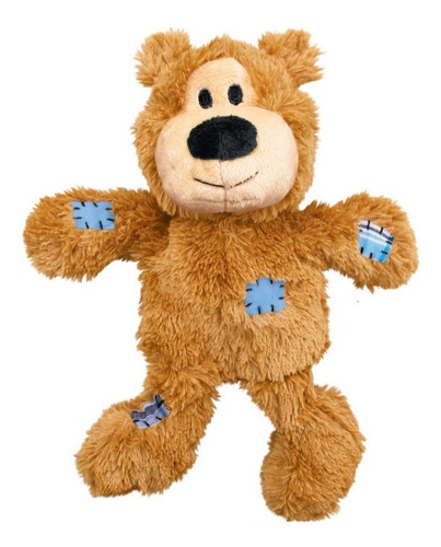 Imagem 1 de 3 de Brinquedo Kong Wild Knots Bear Caramelo M/g