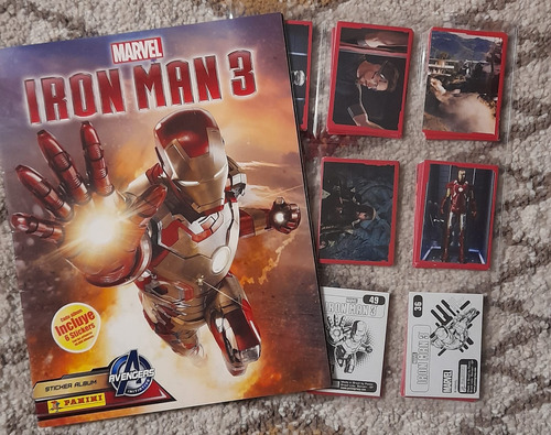 .- Album Iron Man 3 Marvel Panini Incompleto