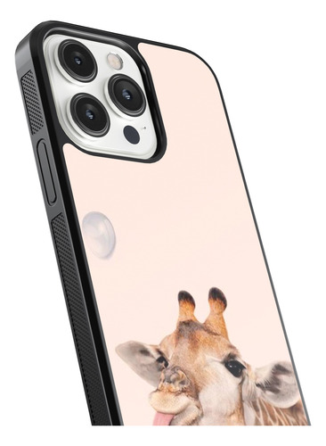 Case Funda Para Iphone Jirafa Animal Cuello Manchas Eg Negro Jirafa 6