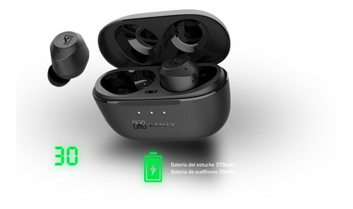 Audífono Bluetooth Lanix Lxw1 Negro Bluetooth 5.0 111 /vc