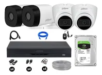 Comprar Cámaras Seguridad Dahua Kit 4 5mp + 1tb 02 Camaras Audio P2p
