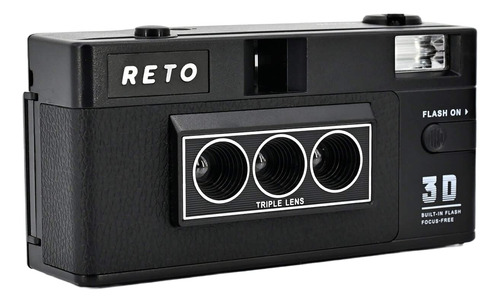 Reto Reto3d Cámara De Película 3d Retro Lenticular Mmg