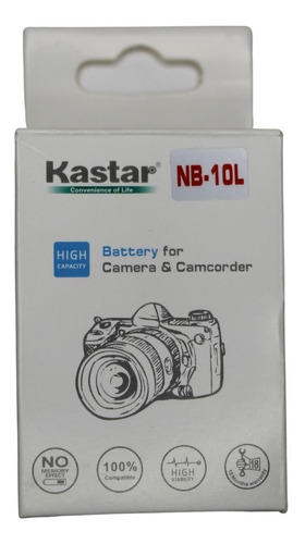 Bateria Kastar Nb-10l Canon Powershot G1 X, Canon Powersh 