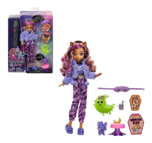  Monster High Creepover Party Clawdeen Doll 