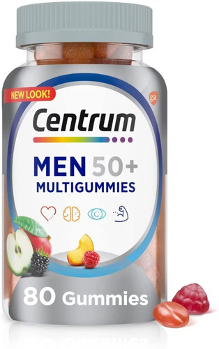 Centrum Multigummies Men 50+ - Unidad a $1475