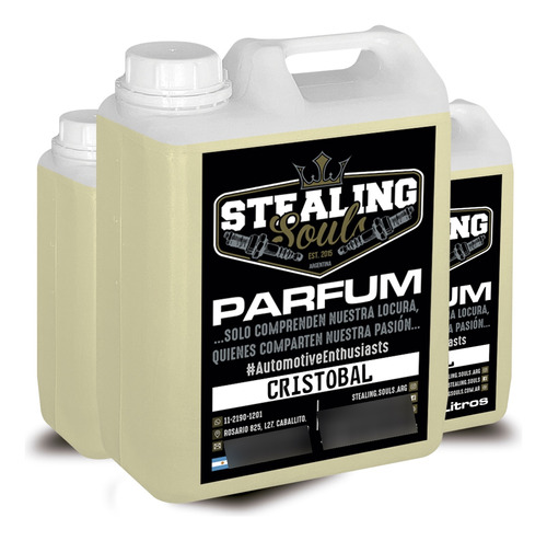 Stealing Souls | Perfume Fragancia Auto | Cristobal | 10lts