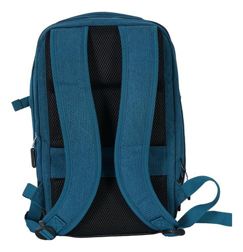 Mochila Elf Portanotebook Reforzada Verde Musgo Liso