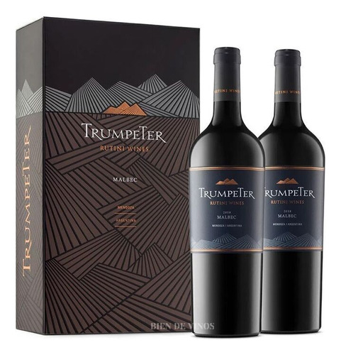 Trumpeter Estuche Malbec X2 Botellas 750ml Regalo