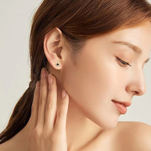 Aretes Mujer De Broquel Arracadas Joyeria Mujer Regalos