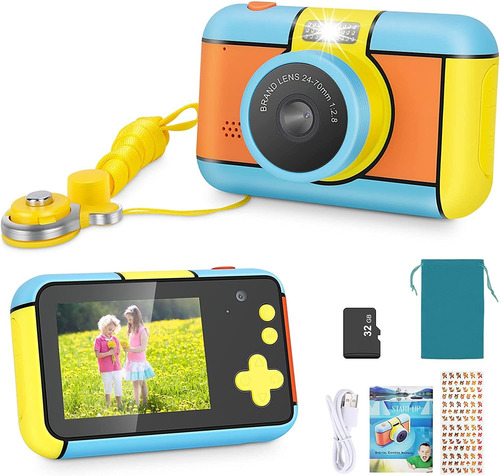 Cámara Digital Para Niños, Cámara Selfie Para Niños...