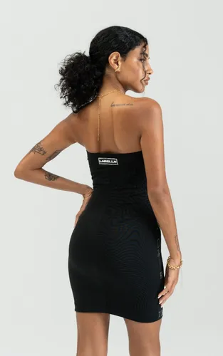 Vestido Preto Labellamafia Estampado Malha Impulse Original R 259 99