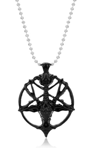 Collar Pentagrama De Baphomet Esotérico Wicca Paganismo