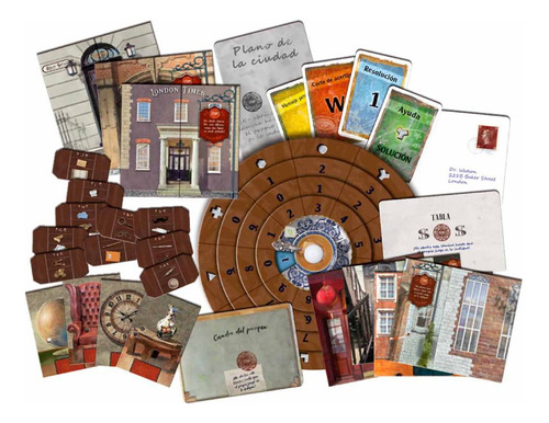 Juego De Mesa Exit: La Desaparición De Sherlock Holmes