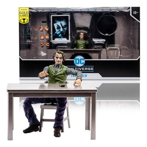 Dc Multiverse Joker Interrogation Room The Dark Knight Gold