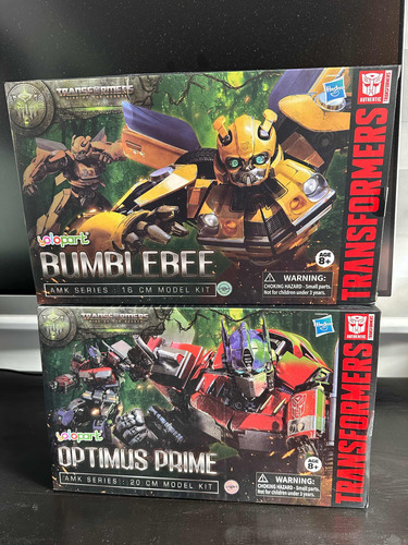 Transformers Model Kit Optimus Prime Y Bumblebee Sellados