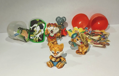 Juguetes Kinder Koala Gatos Egipcios Rompecabezas Ben 10 (Usado)