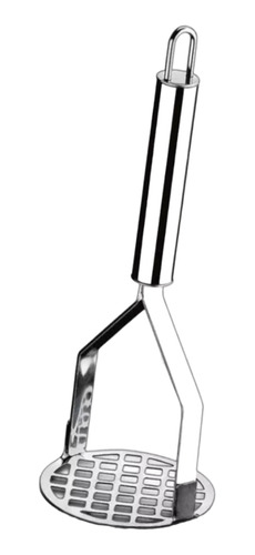 Kit Amassador De Batatas Multiuso Inox E Amassador De Alho