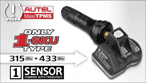 Kit 4 Sensores Programables Autel Tpms Mx-sensor 315-433 Mhz