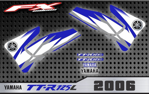 Calcos Yamaha Ttr 125 2006 Fxcalcos