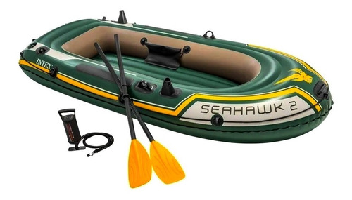 Barco Bote Inflável Seahawk 2 P/ 2 Pessoas-200kg Intex 68347