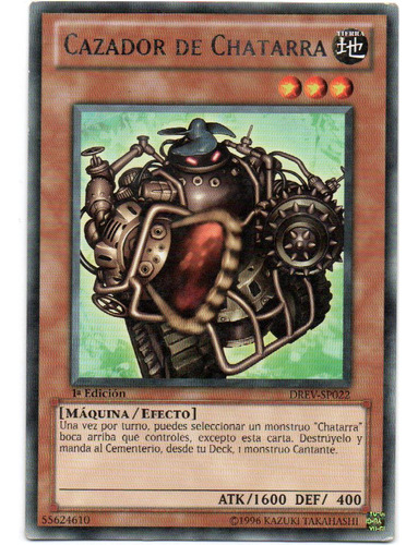 Cazador De Chatarra Carta Yugi Drev-sp022 Rare