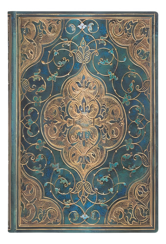 Caderno Paperblanks Turquoise Chronicles Mini 208 Páginas Cor Colorido