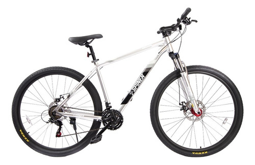 Bicicleta Mtb Spiner Aro 29 Modelo Denver Color Plateado Tamaño Del Cuadro 19