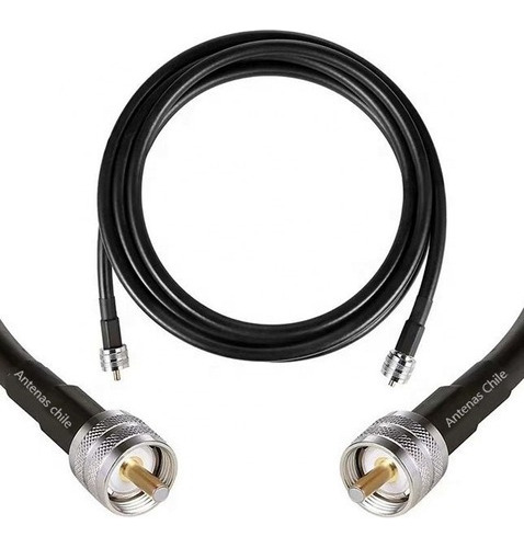 20 Metros Cable Coaxial Rg8 Conectores De Radio Pl259 50 Ohm