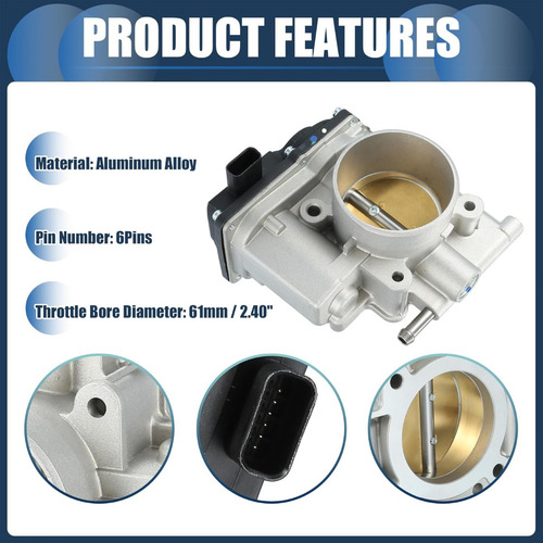 Cuerpo De Acelerador Electrónico Para Mazda 3 2.5l L4 Gas 20
