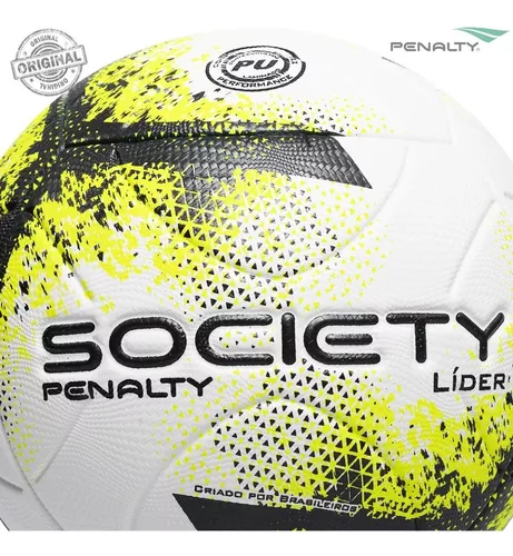 Bola de Futebol Penalty Society Líder - Amarelo