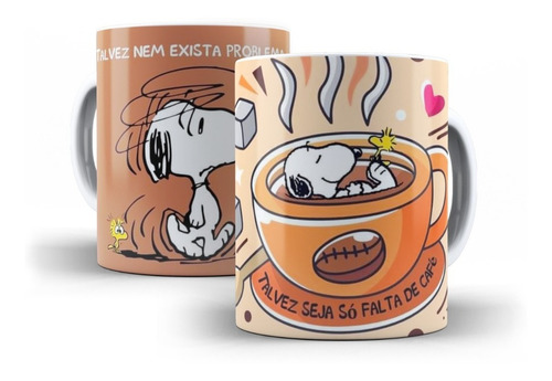 Caneca Snoopy - É Só Falta De Café