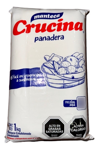 Manteca Panadera Crucina 1 Kg, Manteca Crucina , Mercaderia