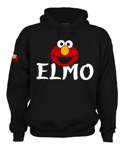 Sudadera Capucha Elmo Plaza Sésamo Serie Infantil Mod. 02