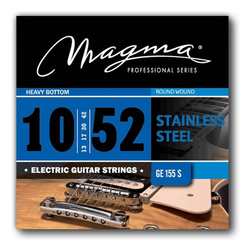 Encordado Para Guitarra Electrica Magma S. Steel .010 Ge155s