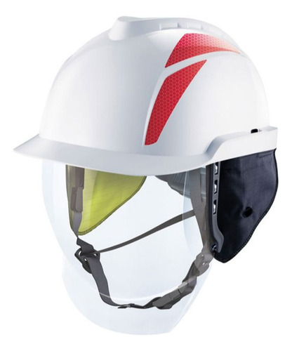 Casco De Seguridad Msa V-gard 950 Y Accesorios Blanco