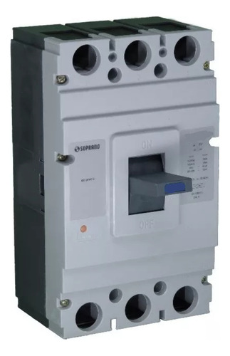 Disjuntor Caixa Moldada Tripolar 400a Dl400-x Soprano