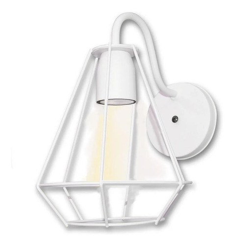 Imagen 2 de 6 de Aplique Pared Jaula Orleans Ap-163 Foco E27 Luz Interior