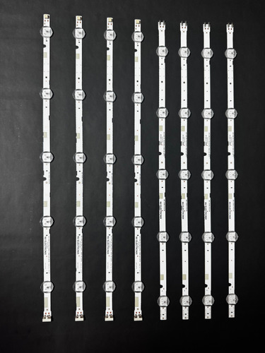 Kit 8 Tiras Leds Para Samsung Un49j5200 Un49j5200af Mayoreo!
