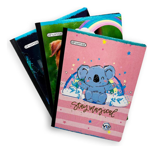 Libretas Pappyer Vip 1 Linea 100 Hojas ( Pack De 3)