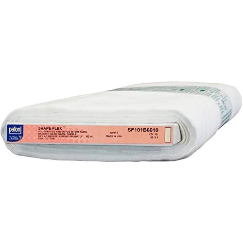 Entretela Tejida Fusible Shapeflex, Blanca, 60  X 10 Ya...