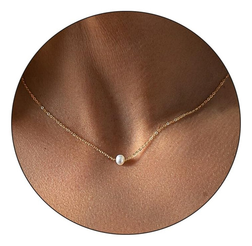 Tosgmy Collar De Perlas De Oro Para Las Mu B0cc5sxdg4_140324