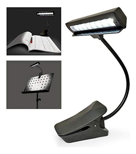 Lámpara De Atril Led Con Clip De Orquesta Axcessables