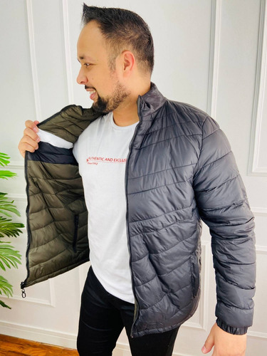 Imagem 7 de 9 de Jaqueta Masculina Puffer Plus Size Ótima Qualidade