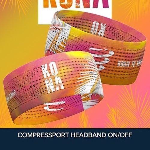 Headband Compressport Kona 2019 Banda Sudor Triatlón Ironman