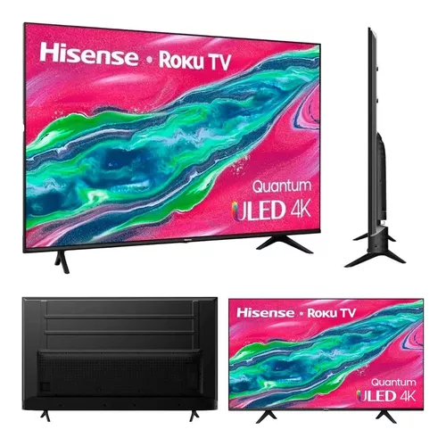 Smart Tv Hisense 55 Pulgadas Pantalla 4k Uled Roku Tv