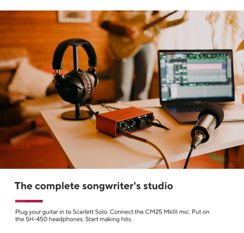 Focusrite Scarlett Solo Studio 4th Gen Usb Interface Bundle