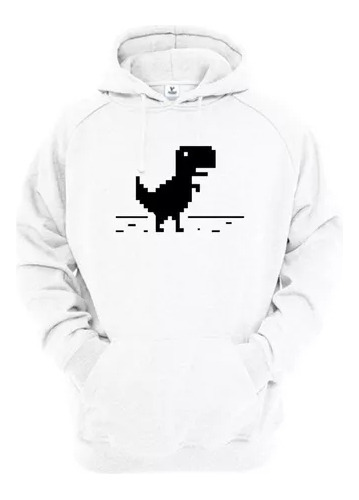 Buzo Canguro Hoodie Dinosaurio Google Chrome Comoda Infantil